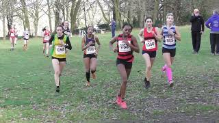 Under 15 Girls South of England Cross Country Championships 29012022 [upl. by Lightman]