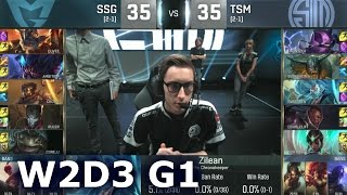 TSM vs SSG  Worlds 2016 W2D3 Group D  LoL S6 World Championship Week 2 Day 3 TSM vs Samsung G2 [upl. by Enyrhtak]