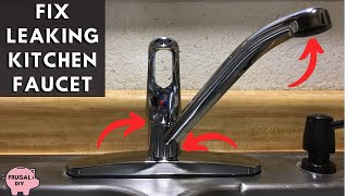 Fix Leaking or Dripping Kitchen Faucet  Single Handle  Delta Peerless [upl. by Novek823]