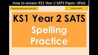 KS1 SATS SPELLING PRACTICE 2017 and 2018 edition [upl. by Ballou]