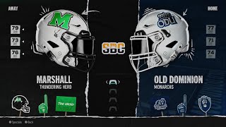 Marshall Thundering Herd at Old Dominion Monarchs [upl. by Noy]