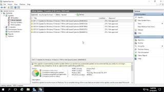 How to Approve WSUS Updates [upl. by Weidner625]