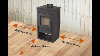 Hoe groot moet de afstand van een houtkachel tot de muur zijn Woodburner houtkachels [upl. by Halludba]