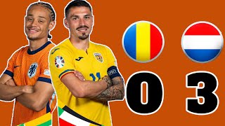 Romania vs Netherlands 03 EXTENDED HIGHLIGHTS  EURO 2024 [upl. by Russon5]