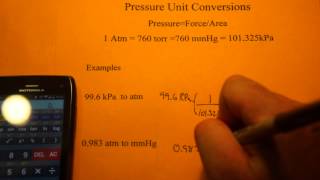 Pressure Unit Conversions [upl. by Esimaj283]