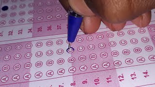 OMR sheet Barane ka practice and Mistakes [upl. by Bethezel]