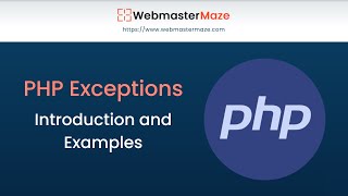 PHP Exceptions [upl. by Ulrike]