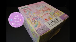 Little Twin Stars Sanrio Rement Miniature Room Complete Set Unboxing [upl. by Macleod818]