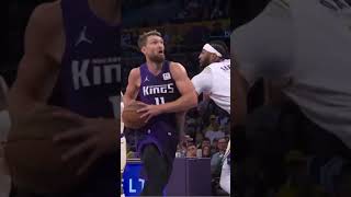 Domantas Sabonis Highlight Dunk on Anthony Davis  Subscribe sacramentokings nba kings [upl. by Hanus]