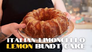 Easy Italian Limoncello Bundt Cake Recipe  How to Make the Best Lemon Cake  At Home with Mama Mila [upl. by Hairehcaz651]