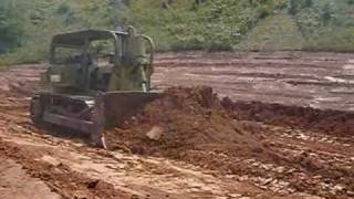 TEREX 8240 PUSHING DIRT [upl. by Aihn]