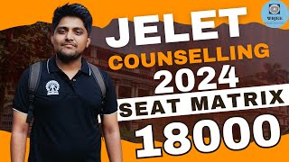 JELET 2024 Counselling Modified Seat Matrix  18000 Seats [upl. by Ataynek989]