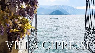 Visiting VILLA CIPRESSI Lake Como  wisteria in full bloom [upl. by Ahs810]