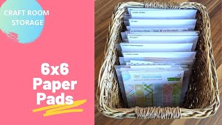 6x6 Paper Storage Craft Room Organization [upl. by Nnyletak736]