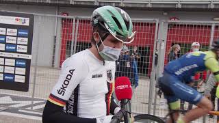 Max Schachmann  Interview at the start  WCh Imola 2020 [upl. by Hammerskjold155]