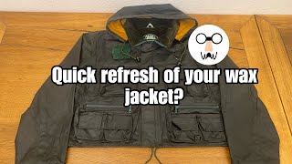 How to give your wax jacket a quick „refresh“ without using wax [upl. by Burroughs]