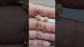 Simple gold earrings designs for daily usenew earrings design 2024shorts dailywearearrings [upl. by Jemma332]