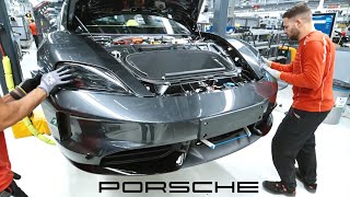 2025 Porsche Taycan Production in Germany [upl. by Gnort925]