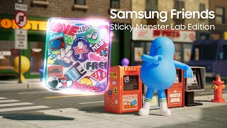 Samsung Friends Sticky Monster Lab Cases amp Addons [upl. by Milburr]