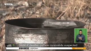 SANDF Deaths  Carbon Monoxide is suspected to be the cause of soldiers deaths [upl. by Anilram]