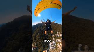 Voando de parapente no parque da cidade em Niterói [upl. by Klute211]