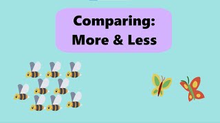 More and Less  Comparison for Kids Math  Mathically Genius [upl. by Enomas54]