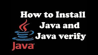 How to Install Java and Java verify  In Hindi [upl. by Woodberry902]