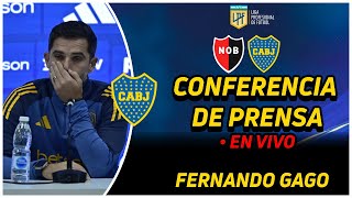 🔴 ¡EN VIVO 🏆 LigaProfesional  🔴⚫️Newells 🆚 BocaJrs 🔵🟡  Conferencia de Prensa Gago [upl. by Gisser]