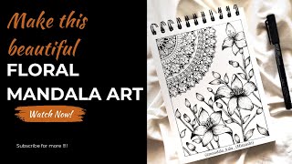 Mandala art for beginners  Mandala drawing easy mandala mandalaart art [upl. by Liebowitz]