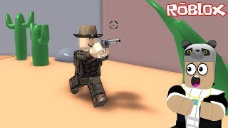 Kovboy Kasabasından Kaçış  Panda ile Roblox Wild West Obby [upl. by Aketahs]