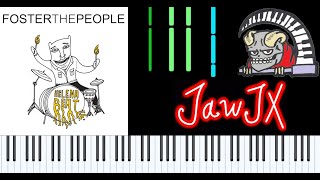 Foster The People  quot Helena Beat quot Piano Chorus Synthesia Lesson [upl. by Eanerb]