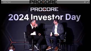 Procore 2024 investor day part2 [upl. by Sidnak]