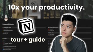 The ONLY Productivity App You Need in 2022  Notion Tour amp Guide [upl. by Karlotte279]