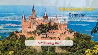 Germany  Hohenzollern Castle Burg Hohenzollern Walking Tour travel germany castle europe [upl. by Searle]