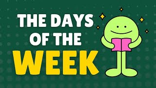 Days Of The Week  Name Of Days In A Week [upl. by Dianemarie]