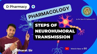 Steps of Neurohumoral Transmission in हिंदी I D PHARMA I 2nd Year I Pharmacology [upl. by Malda826]