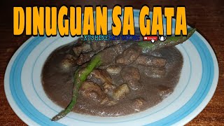 CREAMY DINUGUAN SA GATA bicolsbest dinuguansaagata [upl. by Suzetta]