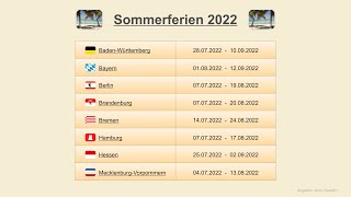 Sommerferien 2022 [upl. by Ramej452]