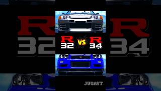 The real Godzilla😲🔥Nissan GTRR32 vs R34 😈Speed test pt19shorts jdm gtr forzahorizon5 [upl. by Nic]