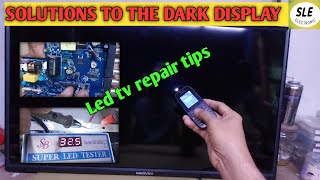 How To Repair A Dark Led Tv  backlight replacement 2023  INNOVEX32inch ITVE3204  SLE electronic [upl. by Bozovich781]