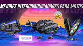 🚀✅¡TOP 3 Mejores INTERCOMUNICADORES para Motos de Aliexpress😱🌟 [upl. by Hafeenah]