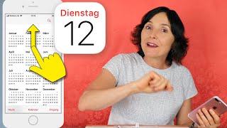 iPhone Kurs für Seniorinnen Teil 15 Meine Termine im iPhone Kalender [upl. by Adlare768]