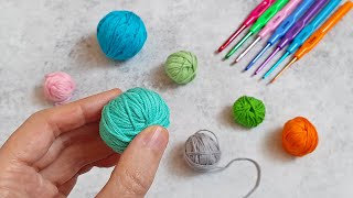 Gifts in 10 minutes Great idea from leftover yarn Crochet [upl. by Nylla]