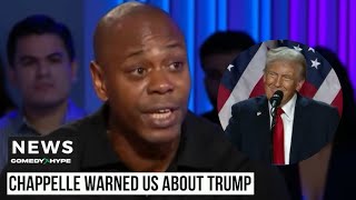 Dave Chappelle Warned Us Trump Would Win Over Kamala In Election Skit quotI Know The Whitesquot  CH News [upl. by Maltz611]