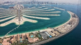 Constructing Palm Jumeirah Dubai — Palm Island Dubai — Megastructure  Nakheel [upl. by Aztilem821]