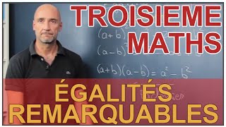 Les égalités remarquables  Maths 3e  Les Bons Profs [upl. by Heman]