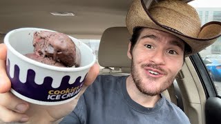 Insomnia Cookies Spicy Hot Chocolate Ice Cream Review [upl. by Ecirtram]