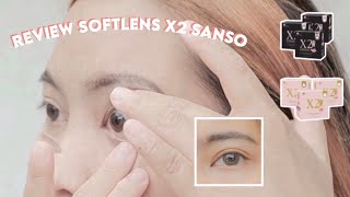 REVIEW SOFTLENS X2 SANSO COLOR [upl. by Aramac]