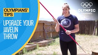 How to Throw the Javelin  The Perfect Angle ft Kara Winger  Olympians Tips [upl. by Liew]