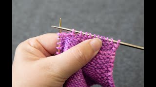 How to work a p2togtbl purl 2 stitches together through the back loop [upl. by Nohtan781]